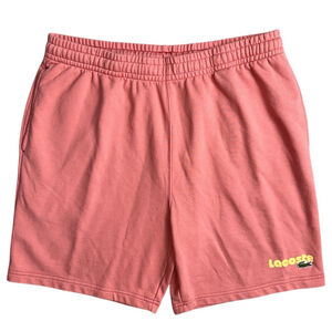 Lacoste‎ 2XL Sweat Shorts Salmon Pink Size 7 with 8" Inseam NWT